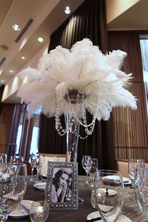 Image Result For Great Gatsby Centerpieces Feather Centerpieces