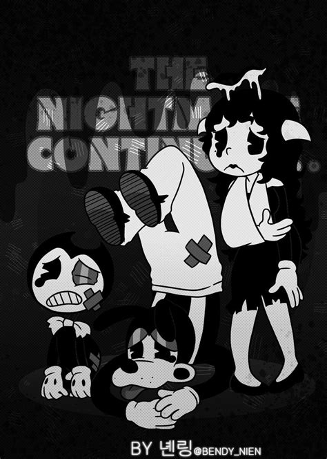 The Nightmare Continues Bendy And The Ink Machine Indie Game Art
