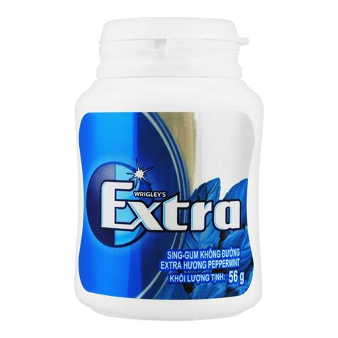 Purchase Wrigleys Extra Peppermint Gum Bottle 56g Online At Special