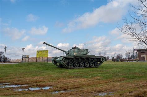 M48 Patton Army Tank On Display Editorial Stock Photo Image Of Turret