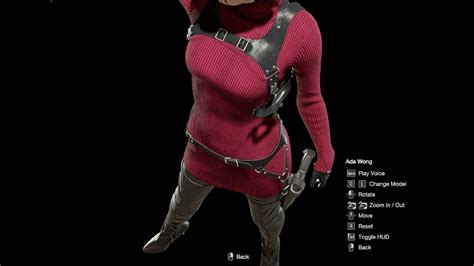 ada wong breast physics resident evil 4 remake youtube