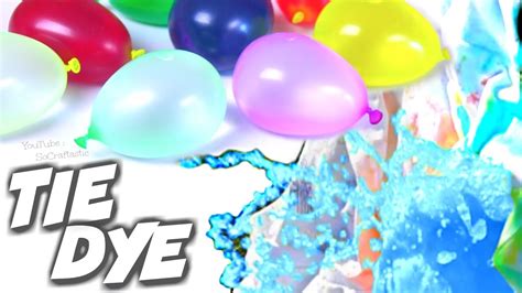 Tie Dye With Balloons Easy Tie Dye How To Socraftastic Youtube