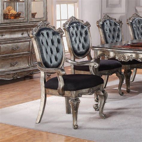Chantelle Dining Room Set W One Leaf Table Acme Furniture Furniture Cart