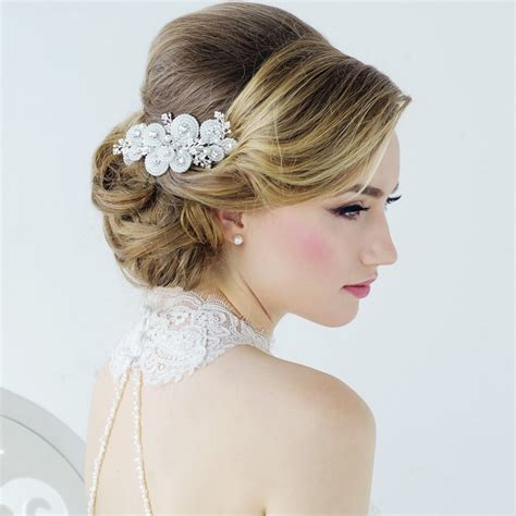 Amelia Pearl Hair Comb Bridal Headwear And Jewellery From Aye Do