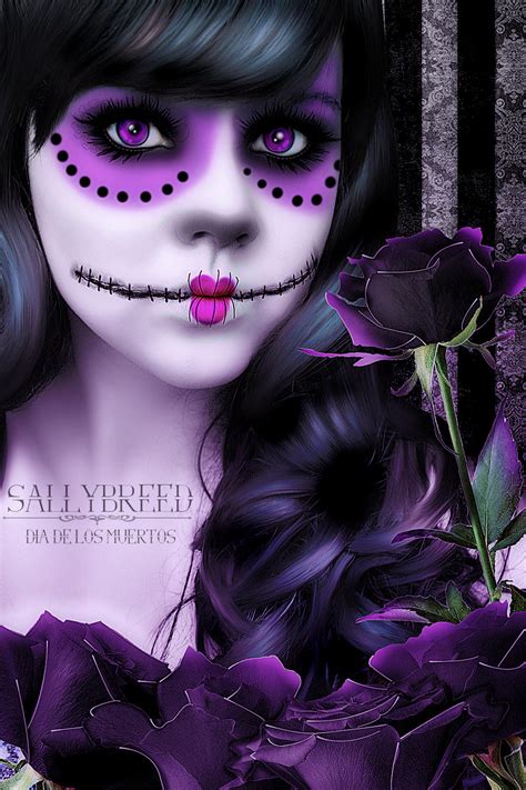 La Catrina Dia De Los Muertos By Sallybreed On Deviantart
