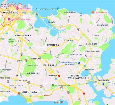 Map Of Central Auckland Suburbs Klever Carpet Cleaning