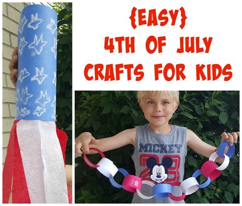 Easy 4th Of July Crafts For Kids Making Time For Mommy