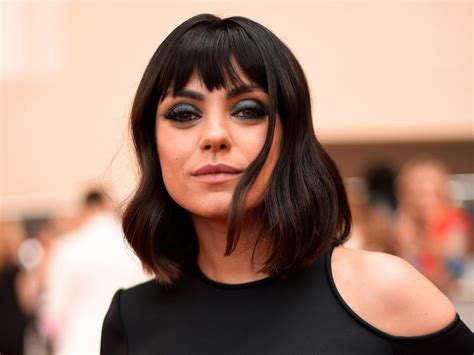 Mila Kunis Debuts New Blunt Bangs At Billboard Music Awards Hair