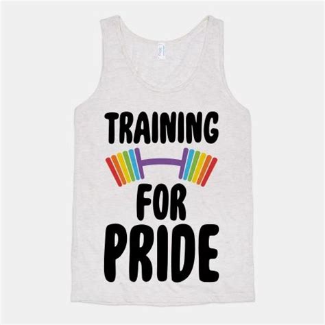 Training For Pride Tank Tops Lookhuman Pride Tank Tops Pride