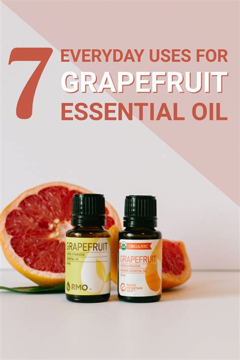 7 Everyday Uses For Grapefruit Essential Oil The Rmo Blog