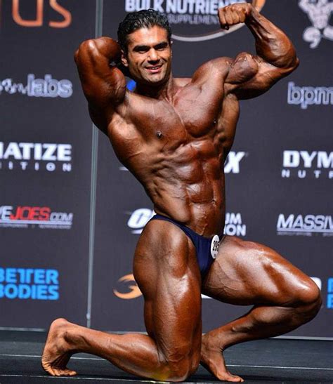 Ankur Sharma Posing Ibb Indian Bodybuilding