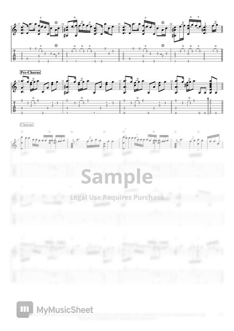 Radwimps Suzume Fingerstyle Guitar Sheets By Iqbal Gumilar