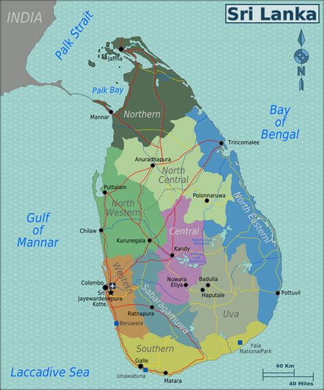 Large Detailed Administrative Map Of Sri Lanka Sri Lanka Large Images