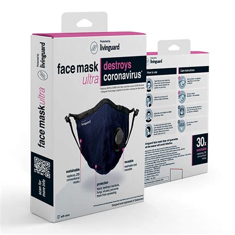 Buy Livinguard Face Mask Ultra With Valve M Blue Pack Of 1 Online