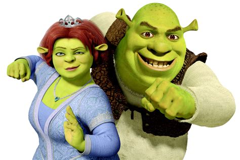 Shrek And Fiona Png Transparent Image Download Size 1024x683px