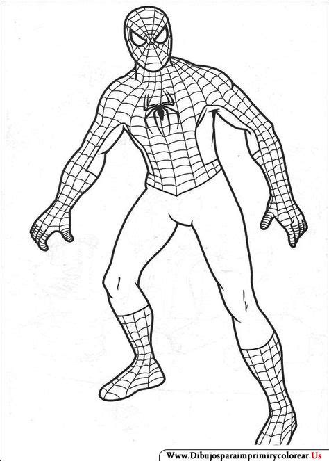 Dibujos de Spiderman para Imprimir y Colorear | Dibujoa | Hombre araña