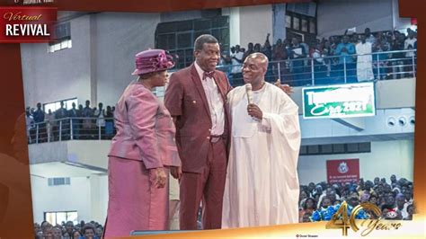 Pastor E A Adeboye And Mummy Go Live At Winners Chapel 40th Anniversary