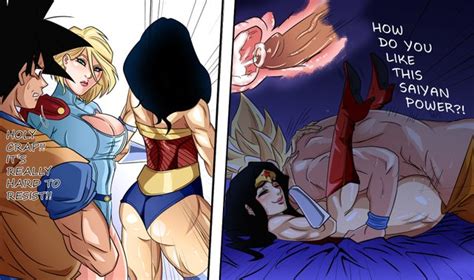 Son Goku Fucks Wonder Woman By Hoowk Plus Other Artworks