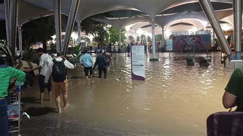 Watch Ahmedabad Aiport Flooded With Knee Deep Water Passengers Asked
