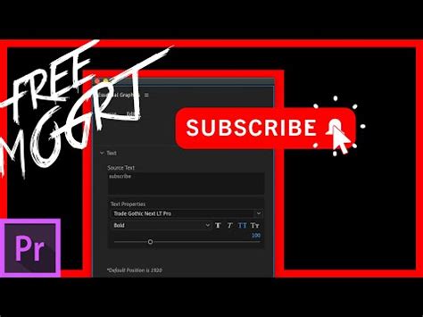 19 free premiere pro templates for subscribe. YouTube Subscribe Button MOGRT (Adobe Premiere Pro Graphic ...