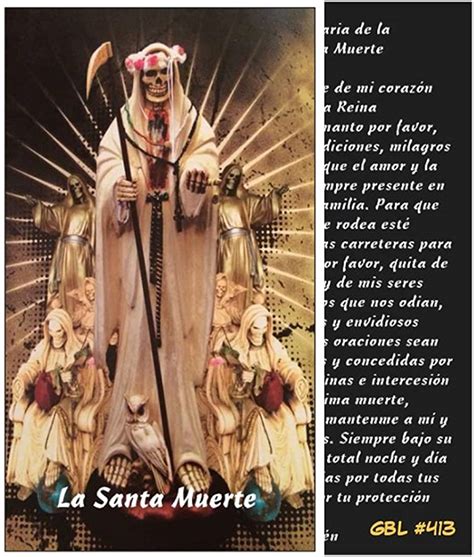 Arriba 30 Imagen Oracion Ala Santa Muerte Blanca Para Pedir Un Favor