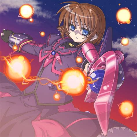 Material S And Luciferion Lyrical Nanoha And 3 More Drawn By Inabatei