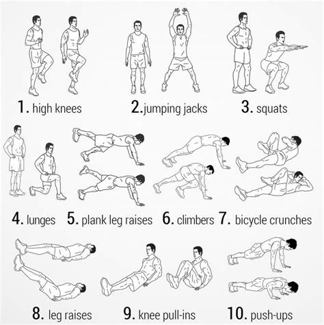 Cardio Trek Toronto Personal Trainer 10 Exercise Workout You Can Do At Home