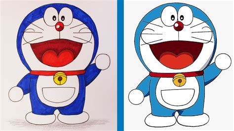 Doraemon Drawing Painting Coloring How To Draw And Color Kids Tv