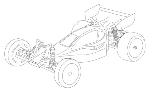 Rc Car Drawing At Getdrawings Free Download