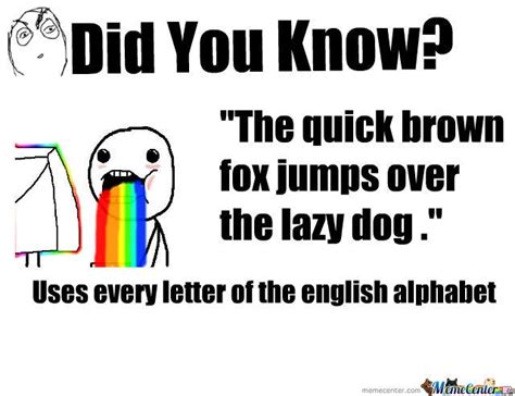 Näytä lisää sivusta the quick brown fox facebookissa. The sentence "The quick brown fox jumps over a lazy dog ...
