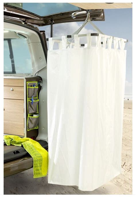 Tailgate Shower Use Hula Hoop To Create Your Own Changing Area At The