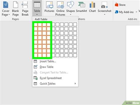 Cómo Insertar Una Tabla En Un Documento De Microsoft Word