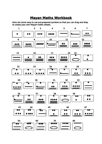 Mayan Maths Worksheets Differentiated 3 Ways With Answers And Teachers
