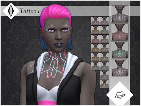 Tattoo 1 By Aleniksimmer From Tsr • Sims 4 Downloads