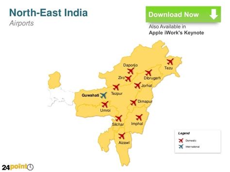 Map Of North East India Ppt Presentations