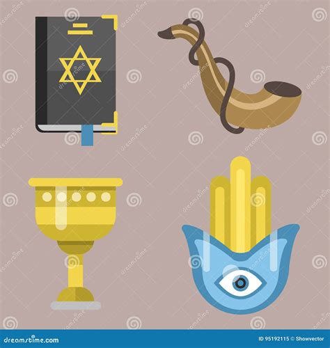 Judaism Church Traditional Symbols Hanukkah Religious Synagogue