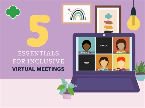 5 Essentials For Inclusive Virtual Meetings Girl Scouts River Valleys