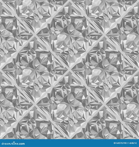 Diamond Surface Seamless Pattern Stock Vector Illustration Of