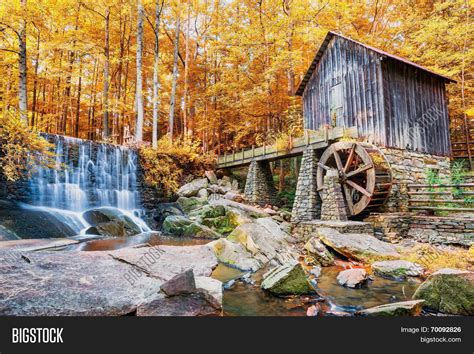 Fall Autumn Image Historic Mill Image And Photo Bigstock