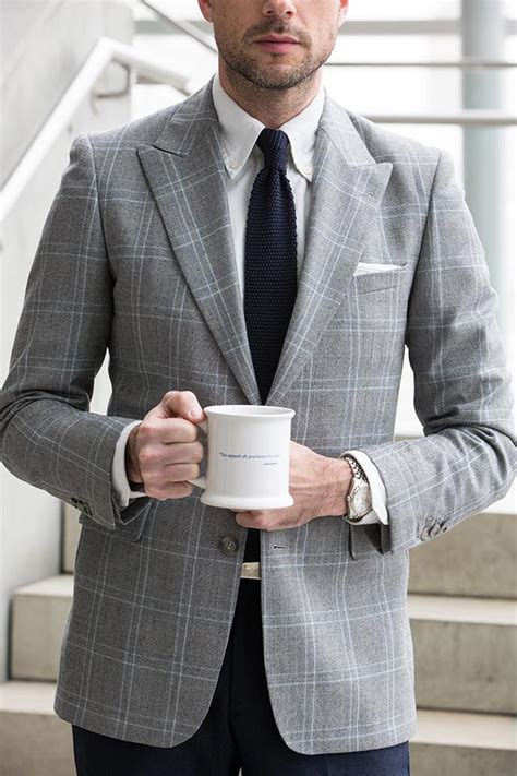 Your business casual outfit starts with a nice blazer, and by nice we mean tight and tailored. The Plaid Blazer: Spring Business Casual Outfit - He Spoke ...