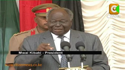 Kibaki Speaks On Election Date Debate Youtube