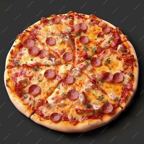Premium AI Image | Irresistible Pizza Delights A Feast for the Senses