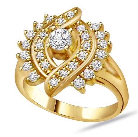 Diamond Ring Design Gold Mens Yellow Gold Diamond Engagement Ring 3