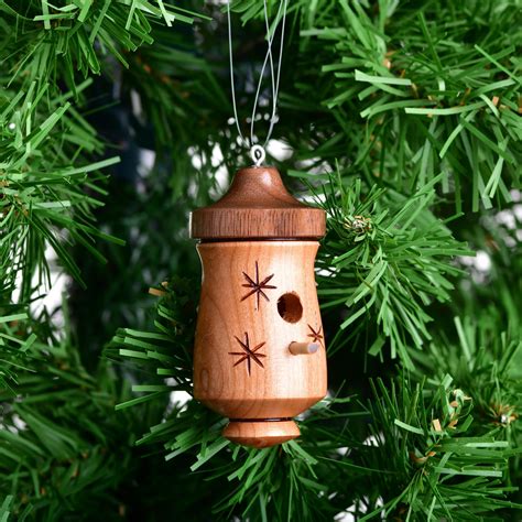 Wooden Birdhouse Ornament Southern Highland Craft Guild
