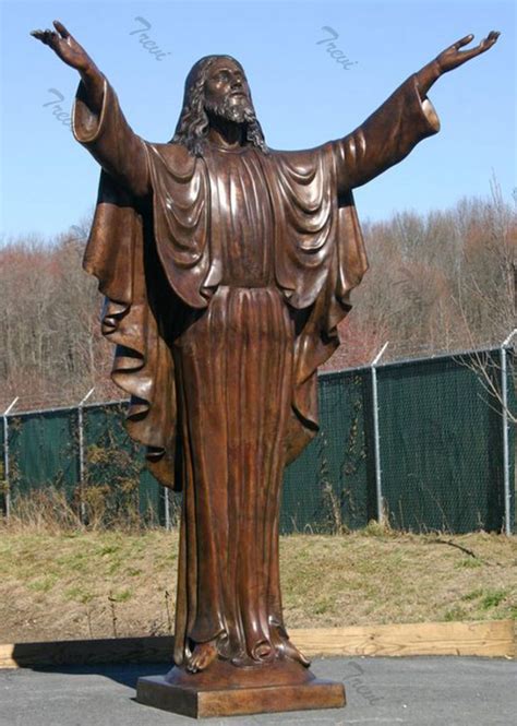 Large Bronze Religious Statues Of Life Size Jesus Open Arms Designs For Sale Tbc 46 Religious