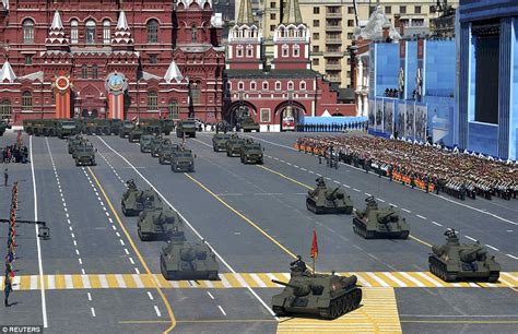 Russia Stages Biggest Ever Victory Day Military Parade Daily Mail Online