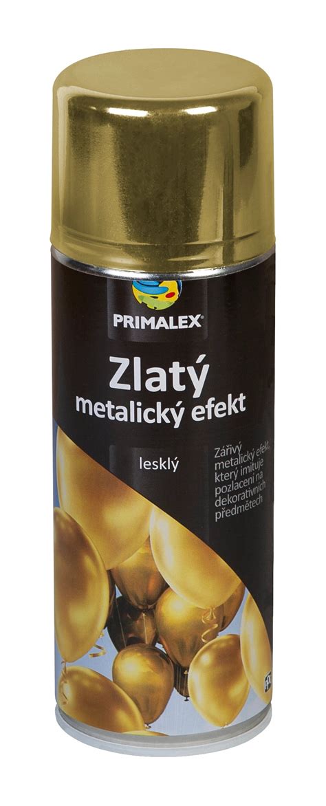 Primalex Farba V Spreji Metalick Efekt Zlat Ml Nak Pi V Obi