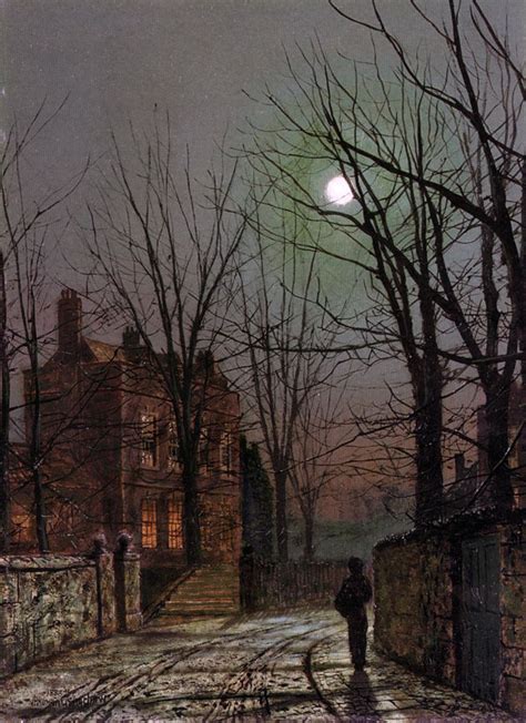 Moonlight John Atkinson Grimshaw Date 1882 United Kingdom Style