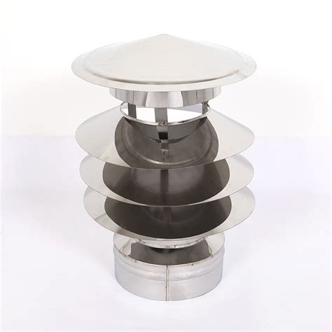 Tower Shaped Rain Proof Chimney Cap Stainless Steel Material Unique