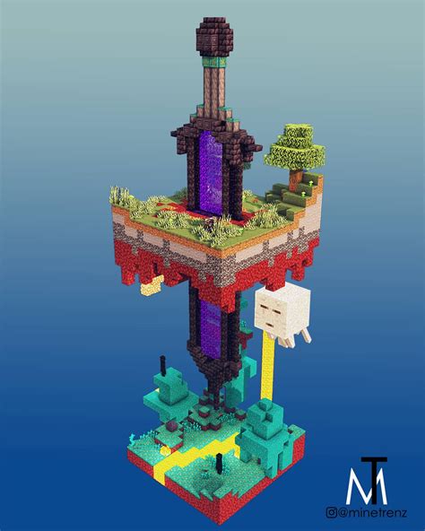 I Build This For A 1 Chunk Challenge Minecraft
